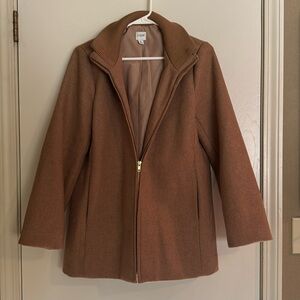 J.Crew wool car coat, size 8